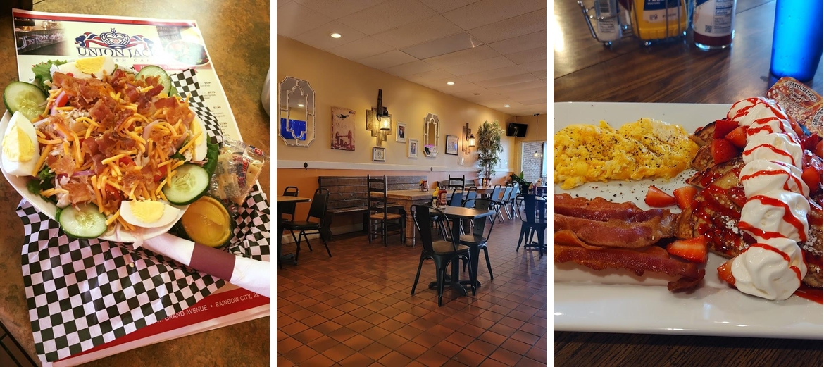 Union Jack Cafe Menu