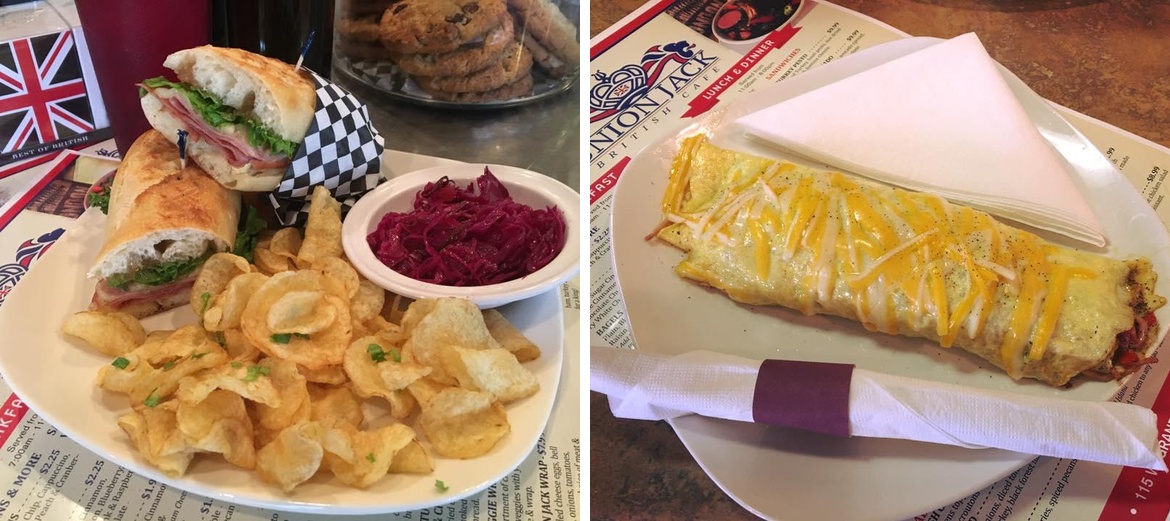 Union Jack Cafe Menu