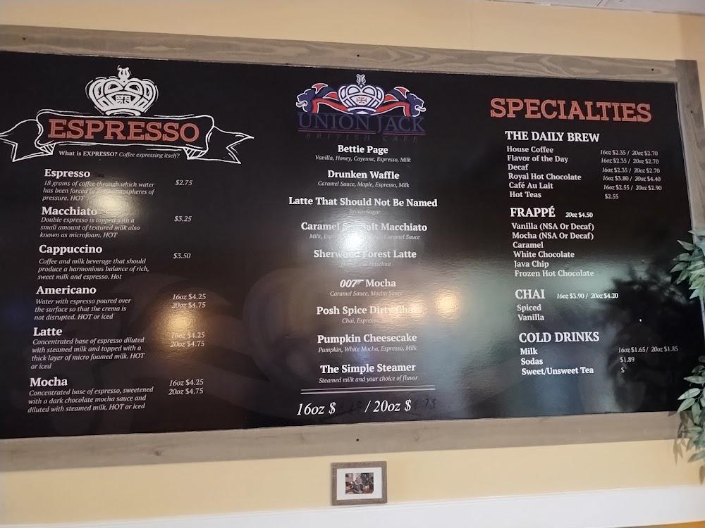 Union Jack Cafe Menu image 2