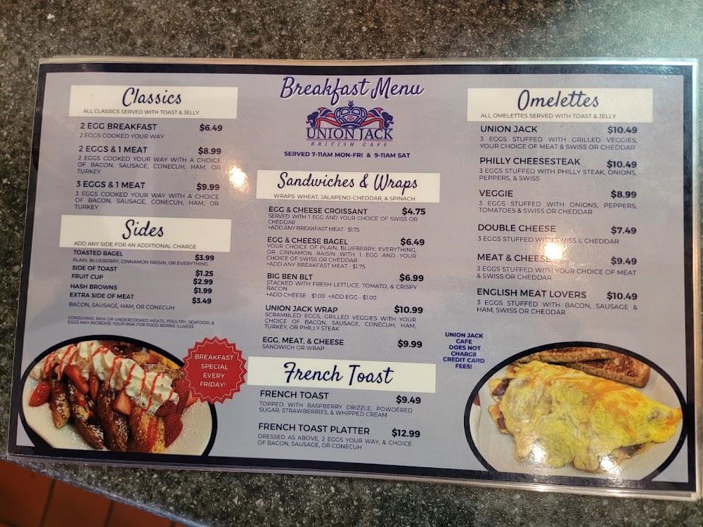 Union Jack Cafe Menu image 4